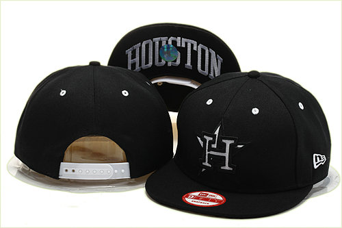 Houston Astros Black Snapback Hat YS 0721